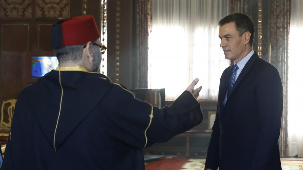 Pedro Sánchez se reúne con Mohamed VI