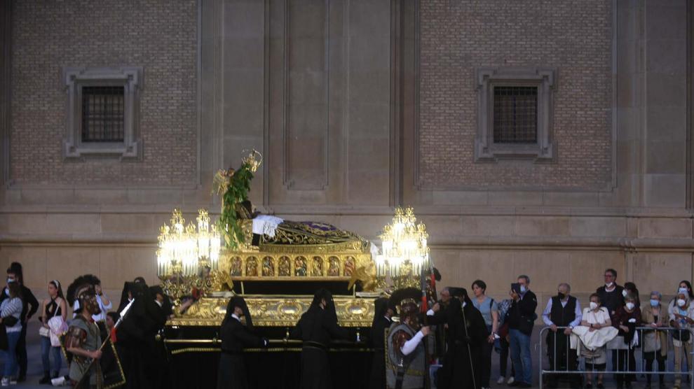 Procesión del Santo Entierro en Zaragoza.