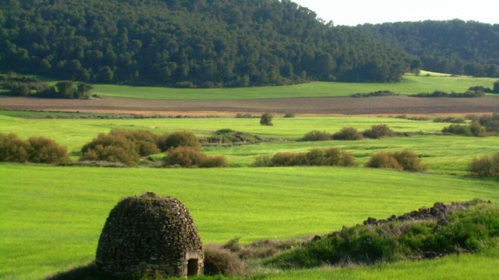 Bóveda de piedra de Valdespartera.