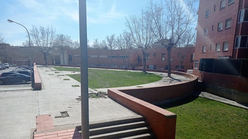 El espacio propuesto como huerto didáctico está cerca de la Escuela de Hostelería.