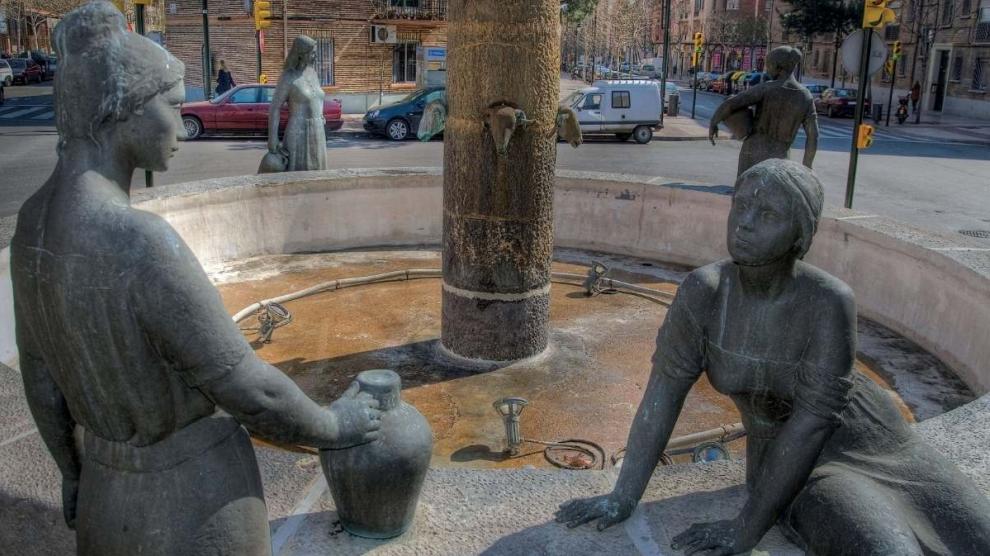 Fuente de Las Aguadoras en Zaragoza