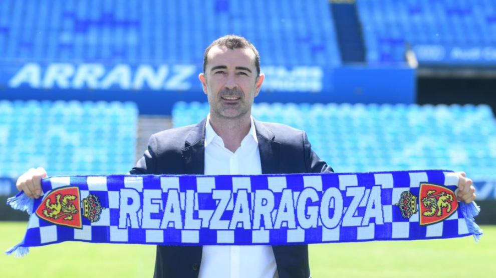 Presentación de Carcedo como entrenador del Real Zaragoza