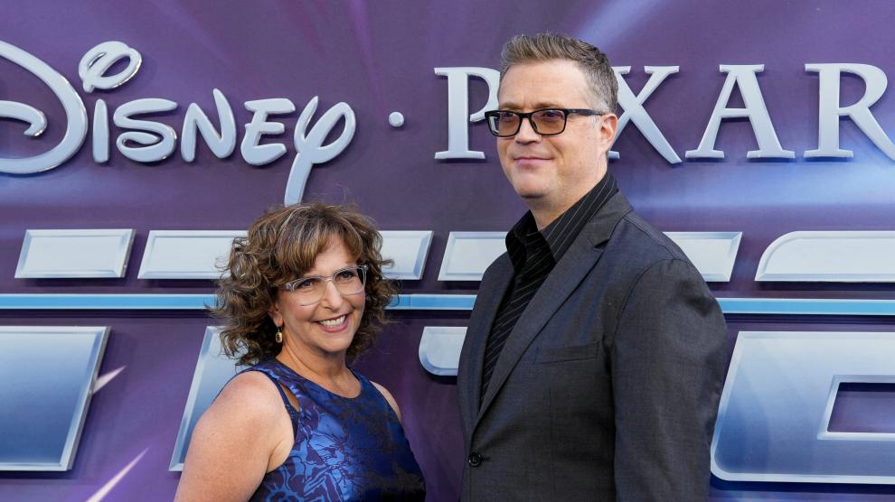 La productora Galyn Susman y el director Angus MacLane de 'Lightyear'.