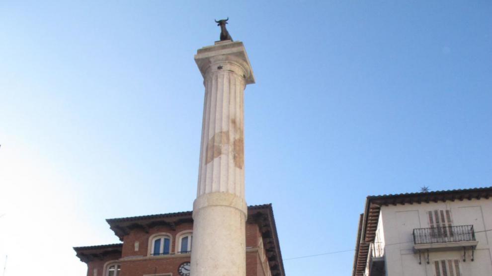 Columna del Torico en Teruel.