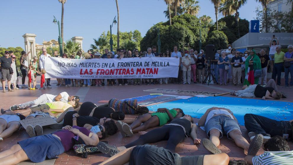 Protesta en Melilla este martes