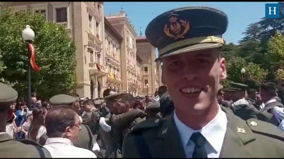 Este lunes ha tenido lugar en la Academia General Militar de Zaragoza la entrega de despachos a un nueva promoción de oficiales del Ejército, la número 77.