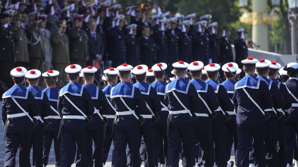 Desfile militar en París por la Fiesta Nacional francesa FRANCE BASTILLE DAY PARADE