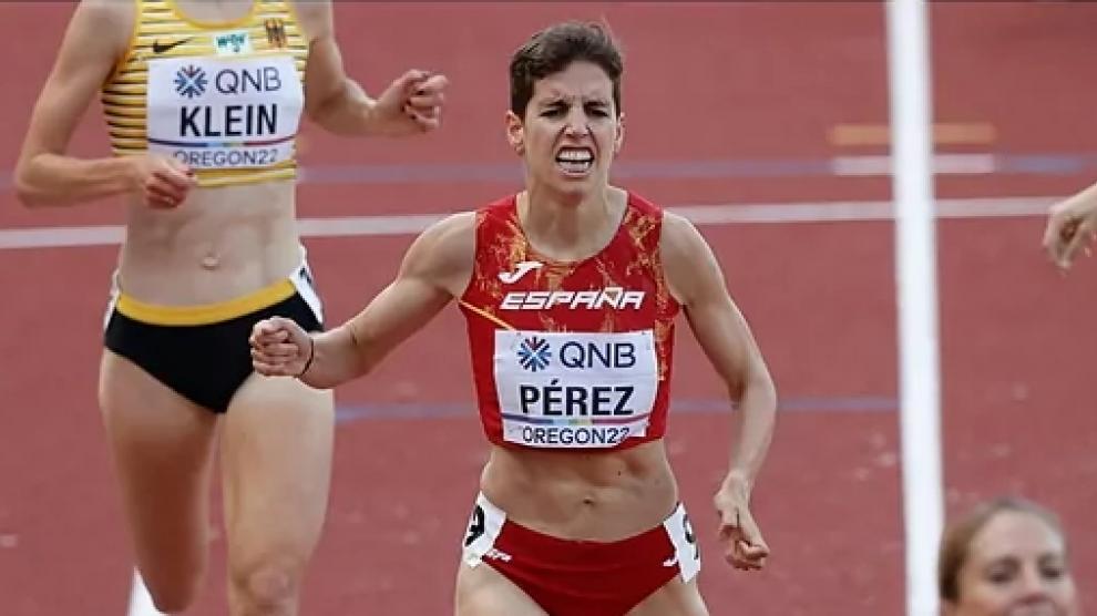 La soriana Marta Pérez se clasificó para la final de 1.500 en el mundial de Eugene.