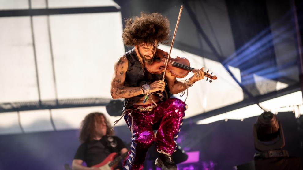 Ara Malikian en el escenario de Lanuza