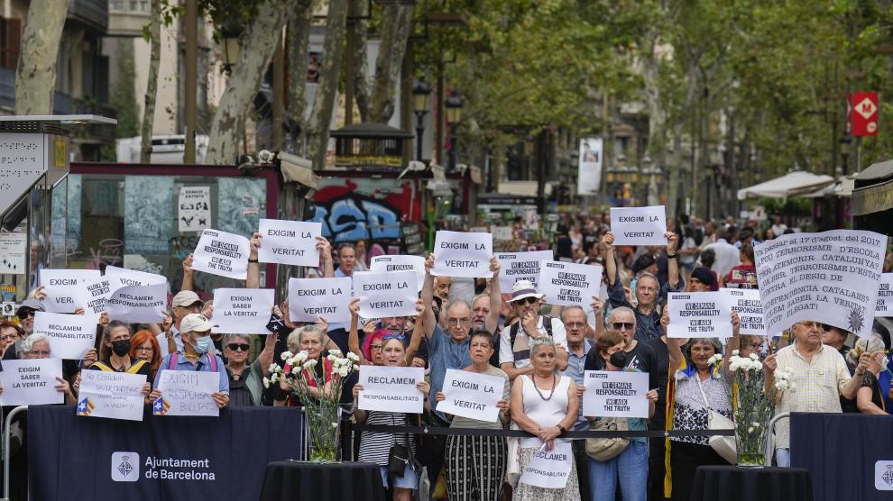 Quinto aniversario de los atentados de Las Ramblas