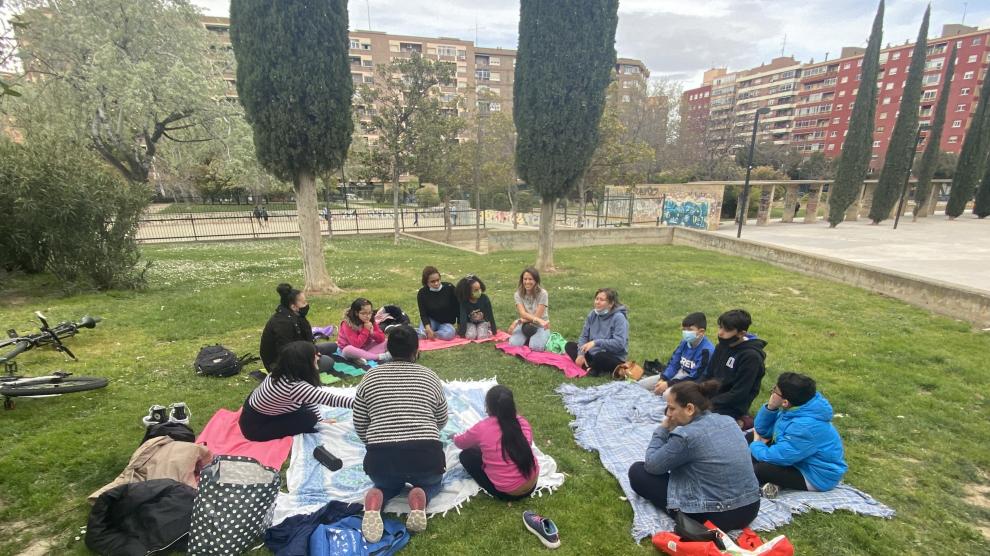Actividad desarrollada por Ymca en Zaragoza.