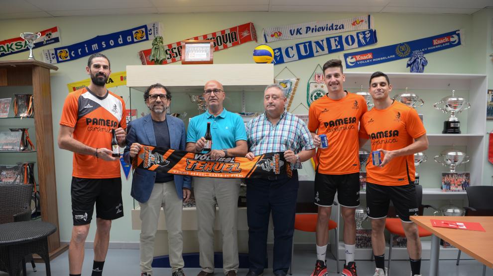 Ambar firma patrocinio con el Voleibol Teruel /2022-09-01/ Foto: Jorge Escudero[[[FOTOGRAFOS]]]