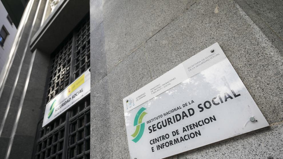 Oficina de información de la Seguridad Social en Zaragoza.