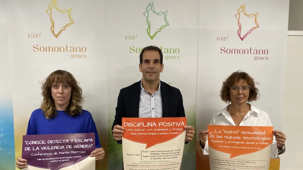 Asistentes a la presentación del programa ‘Somontano Familias’.
