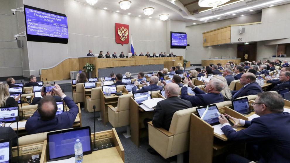 La Duma ratifica de forma unánime la anexión a Rusia de los cuatro territorios de Ucrania