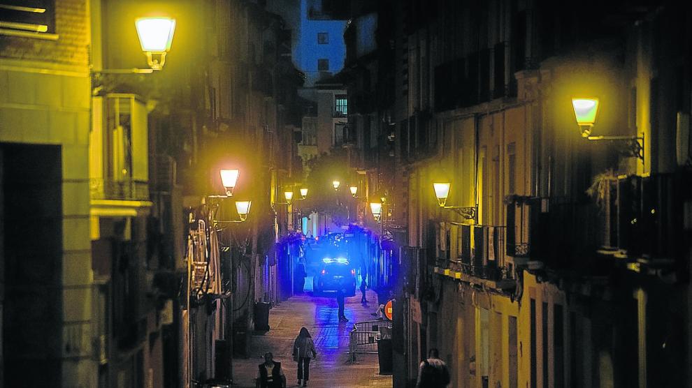 Iluminación de la calle de Pignatelli de Zaragoza.