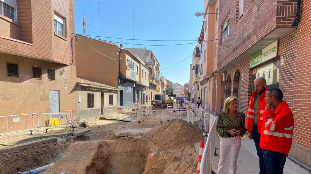 Infraestructuras acomete la reforma de la calle Obispo Peralta en Valdefierro