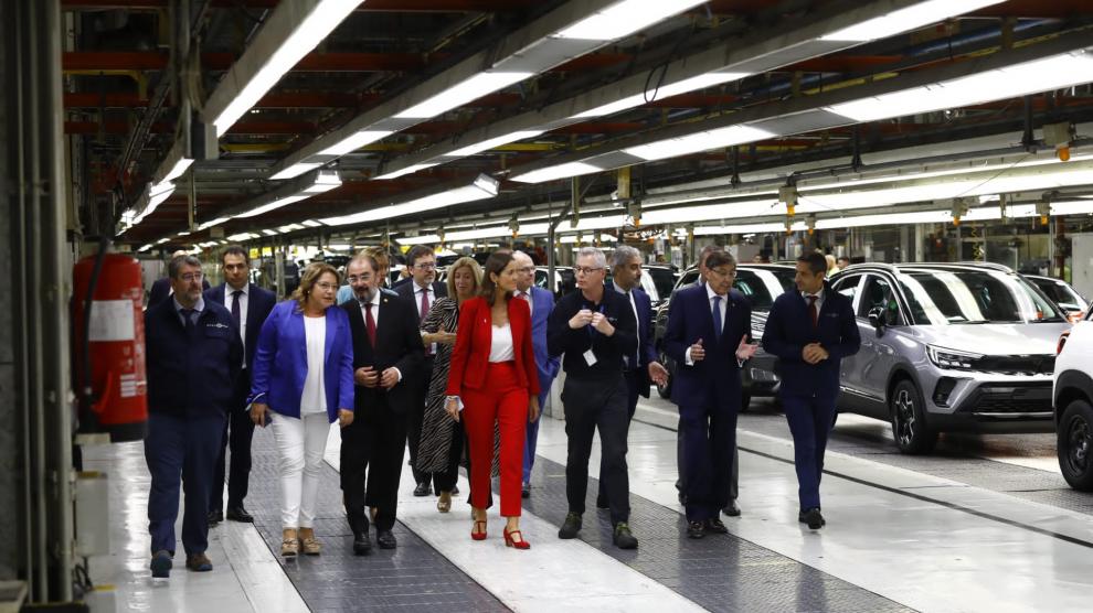 Acto de celebración del 40 aniversario de Figueruelas en el que se anunció el nuevo modelo.