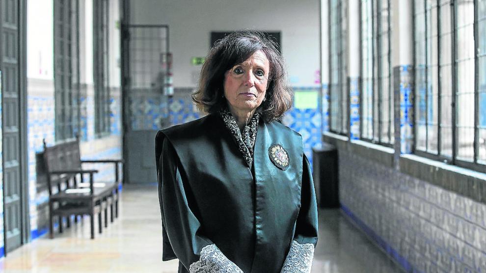 Mª José Hernández Vitoria, presidenta de la Sala de lo Social del Tribunal Superior de Justicia de Aragón.