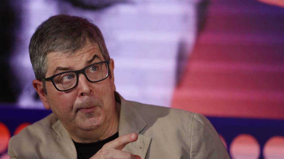 Kepa Junkera, durante la presentación del documental.