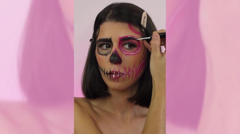 Video Cómo Hacer Un Maquillaje Fácil De Calavera Para Arrasar En Halloween