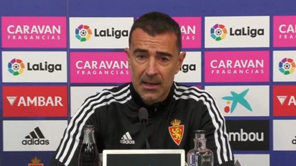 Juan Carlos Carcedo, en la rueda de prensa de este jueves en la Ciudad Deportiva.