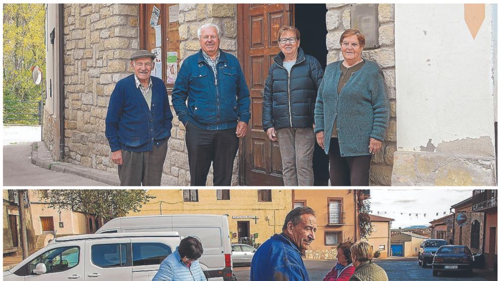 Vecinos de Tormón (arriba) y de Campillo de Aragón (abajo)