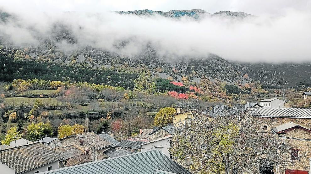 Vistas desde el piso del guía de montaña en la localidad de Chía.