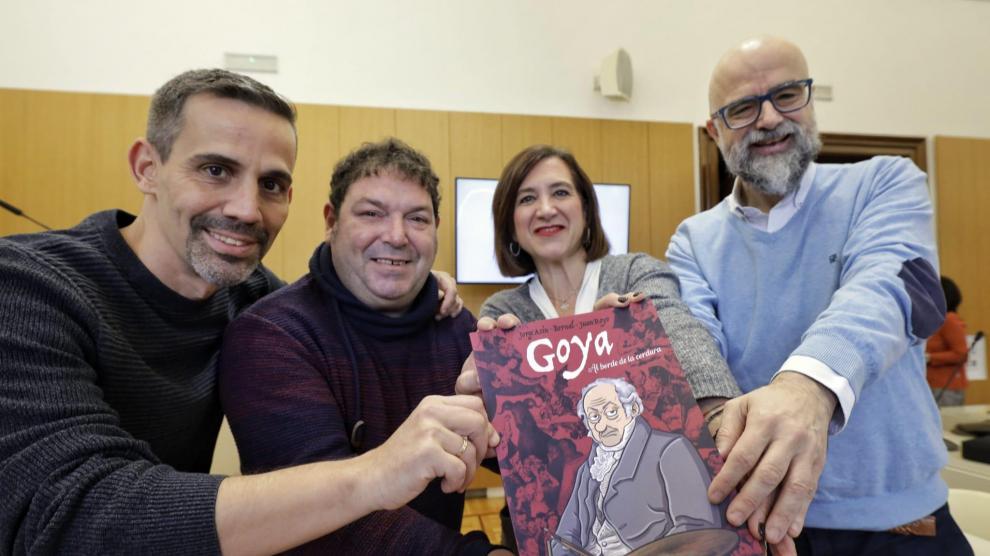 Bernal, Jorge Asín, Sara Fernández y Juan Royo