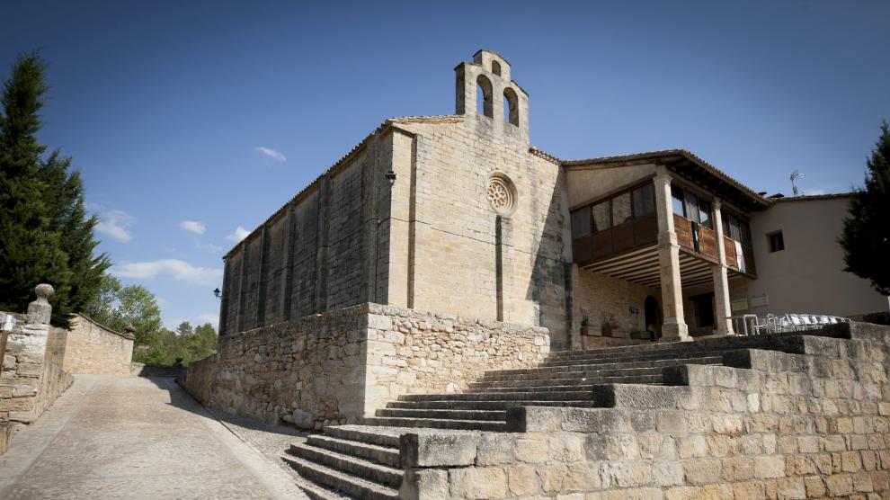 Santuario de la Mare de Déu de la Font -Virgen de la Fuente-, en Peñarroya de Tastavins.