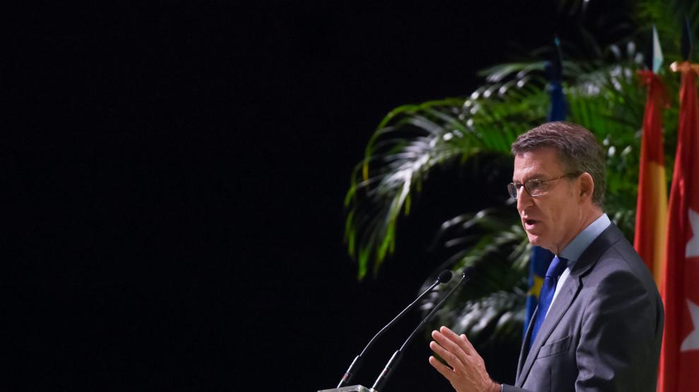 El presidente del Partido Popular, Alberto Núñez Feijóo
