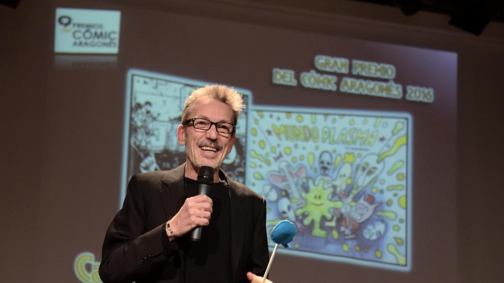 Calpurnio Pisón se hizo en 2016 con el Premio del Cómic Aragonés como reconocimiento a toda su carrera