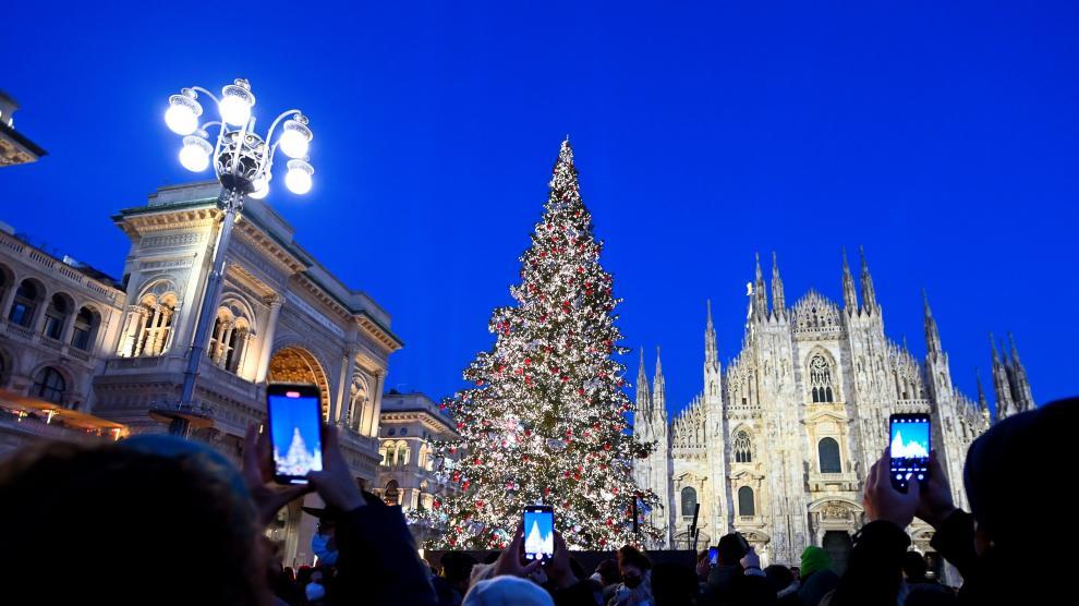 Imagen de archivo de la plaza de la Catedral de Milán, el diciembre pasado.