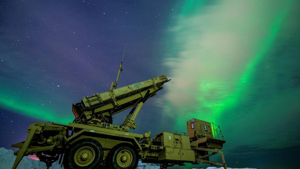 Foto de archivo de una ejercicio con misiles Patriot en Alaska