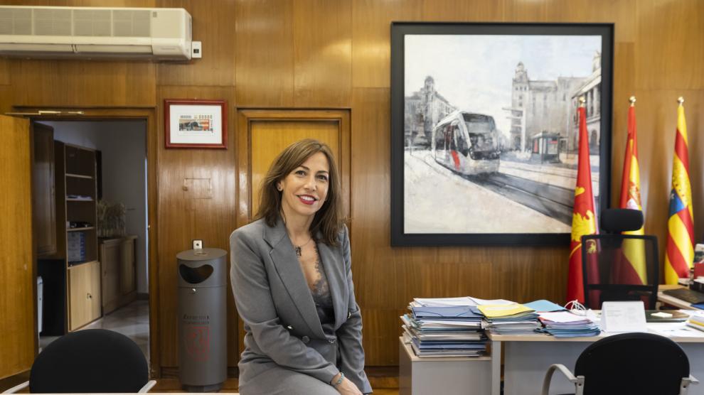 Natalia Chueca, en su despacho del Ayuntamiento.