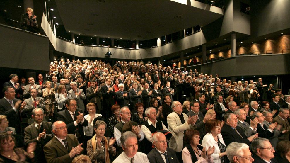 Celebración del centenario del Centro Aragonés de Barcelona en 2009, en su Teatro Goya.
