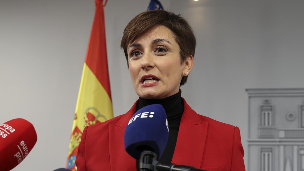 La ministra portavoz, Isabel Rodríguez,