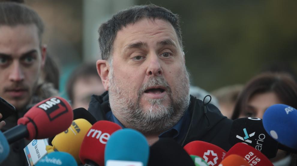 El presidente de ERC, Oriol Junqueras