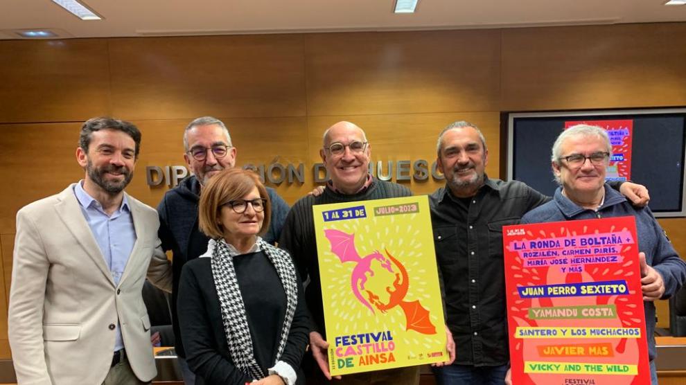 Los organizadores del Festival Castillo de Aínsa han presentado también el cartel de la 33ª edición.