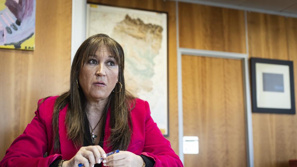 Sira Repollés, en su despacho durante la entrevista.