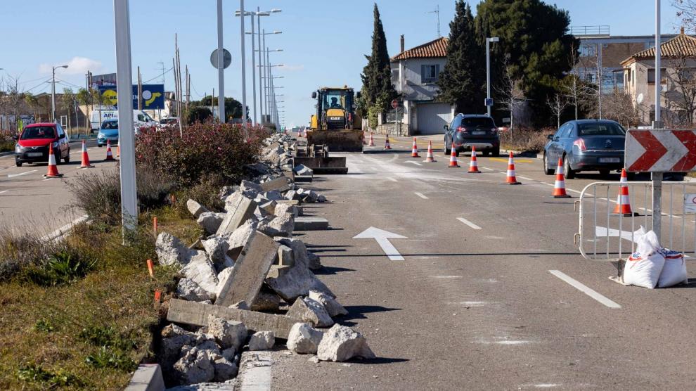 Comienzan las obras para mejorar el acceso a Valdefierro desde la antigua carretera de Madrid