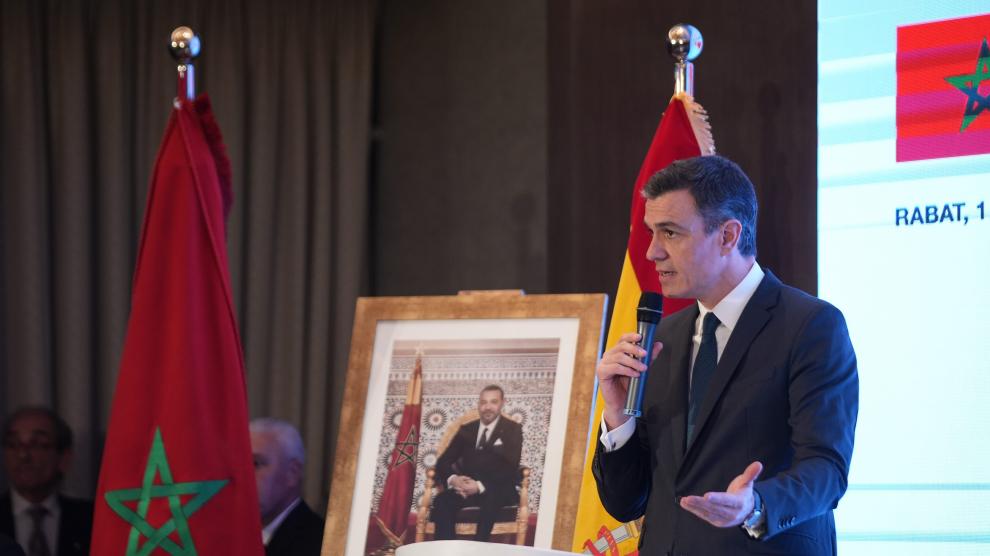 Fotos de la visita de Pedro Sánchez y otros ministros a Rabat, Marruecos