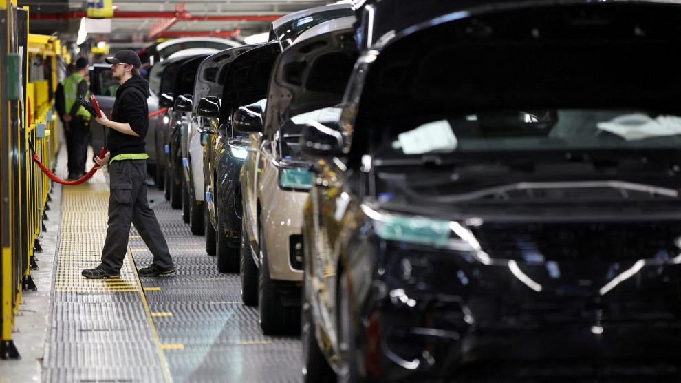 Planta de montaje de Jaguar Land Rover, del grupo Tata, en Solihull (Reino Unido)