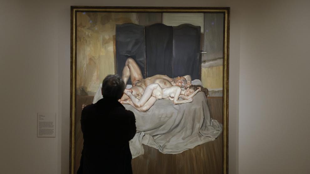 Foto de la exposición 'Lucian Freud. Nuevas Perspectivas', dedicada al pintor británico en el Museo Nacional Thyssen-Bornemisza