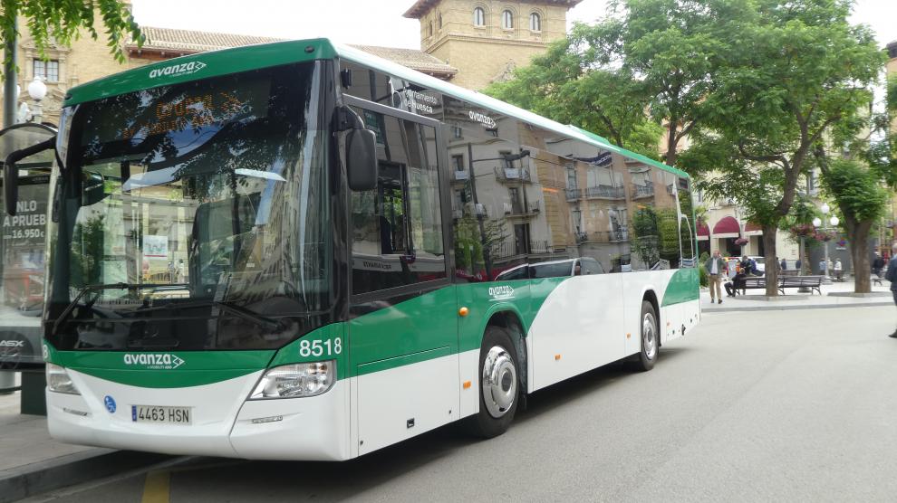 Autobús urbano de Huesca.