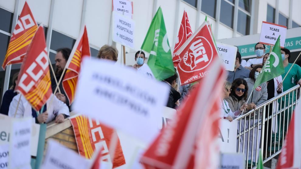 Los sindicatos sanitarios de Aragón mantienen la huelga y piden al Salud que no convoque la Mesa Sectorial
