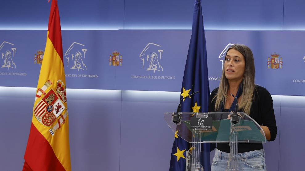 La portavoz de JxCat en el Congreso, Miriam Nogueras