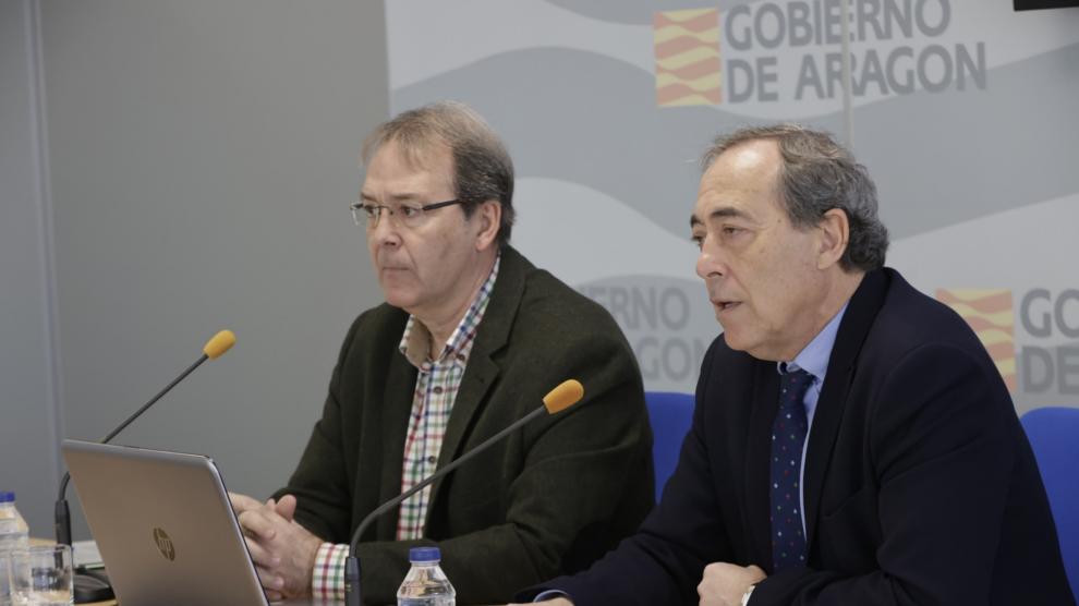 Javier Marzo y José María Arnal, en la presentación de las medidas de Atención Primaria.