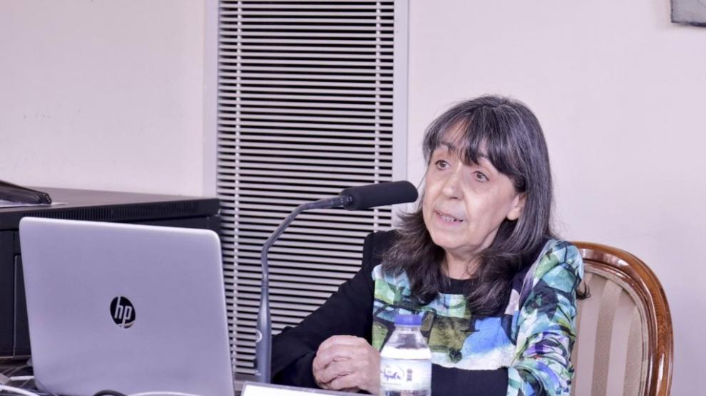 Carmen Baras, durante la presentación del estudio sobre la situación de la mujer investigadora.