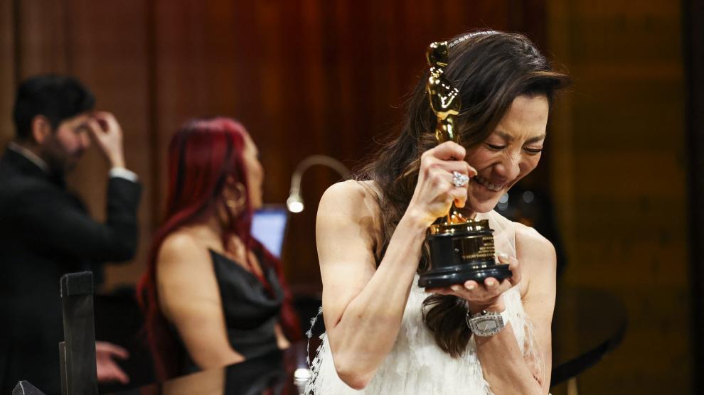 Michelle Yeoh, ganadora del Óscar a mejor actriz.